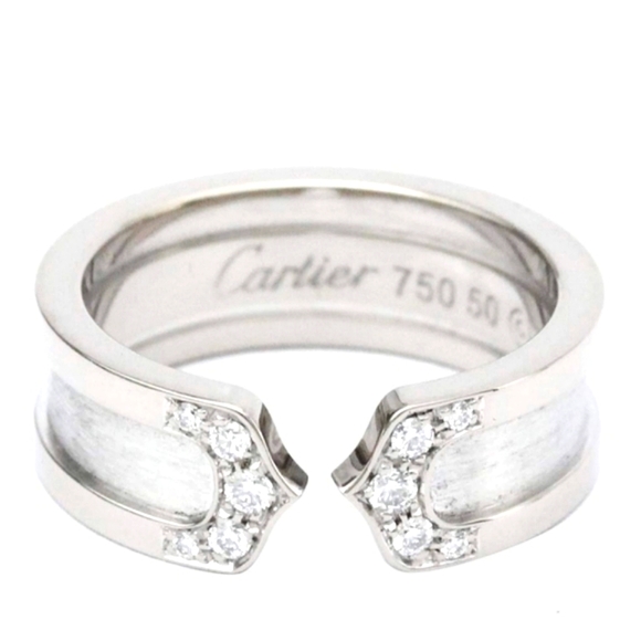 Cartier Jewelry - SOLD- Cartier C De Cartier 18K White Gold Diamond Ring